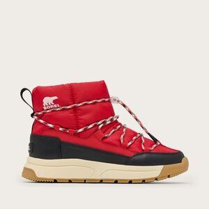 NWT SOREL Whitney III Waterproof Bootie Red Size 8.5